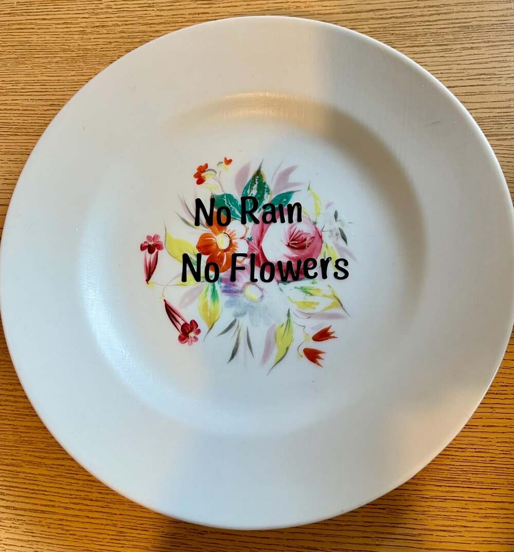 Snarky Decorative Plate | Upcycled Vintage | One-of-a-Kind